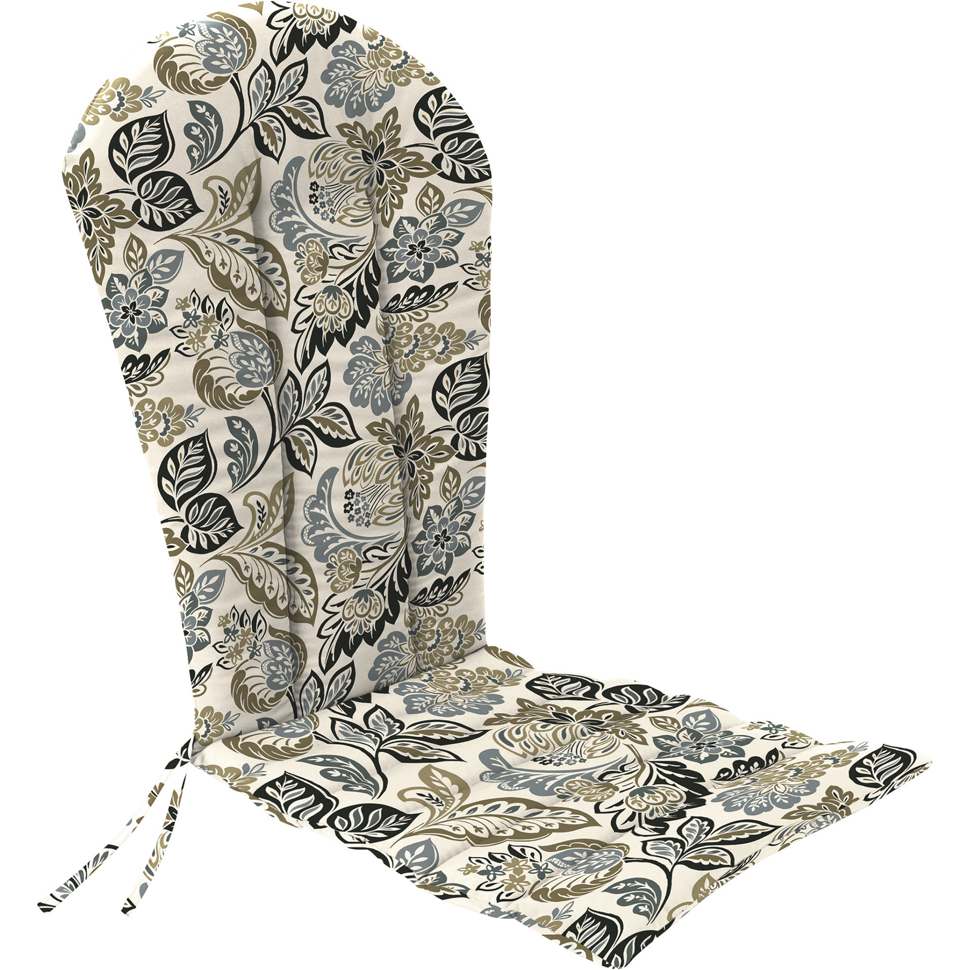 Jordan Manufacturing Adirondack Chair Cushion, Spun Polyester, Daily Pewter, Model# 9708PK1-5916D